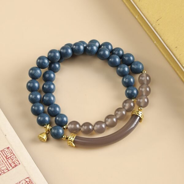 Double Loop with Blue Phamarcist Fragrance + Half Cuff
