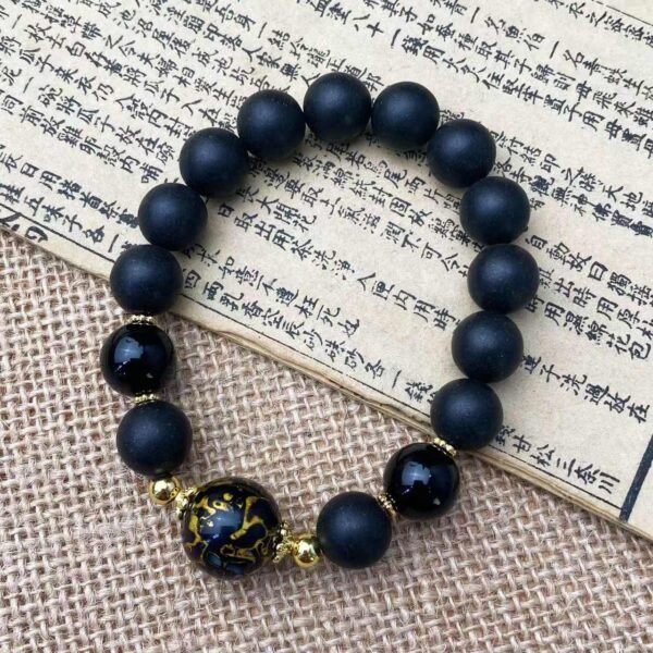 Bracelet with Black Ambergris Fragrance, Wrist18cm