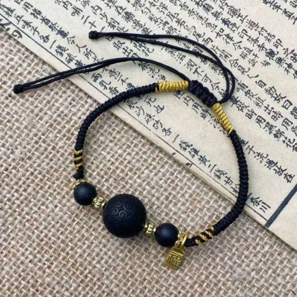 Bracelet with Clever-Mind Fragrance (Carved), Wrist 13–18cm