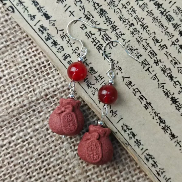 Word" Bring Fortune" Earrings