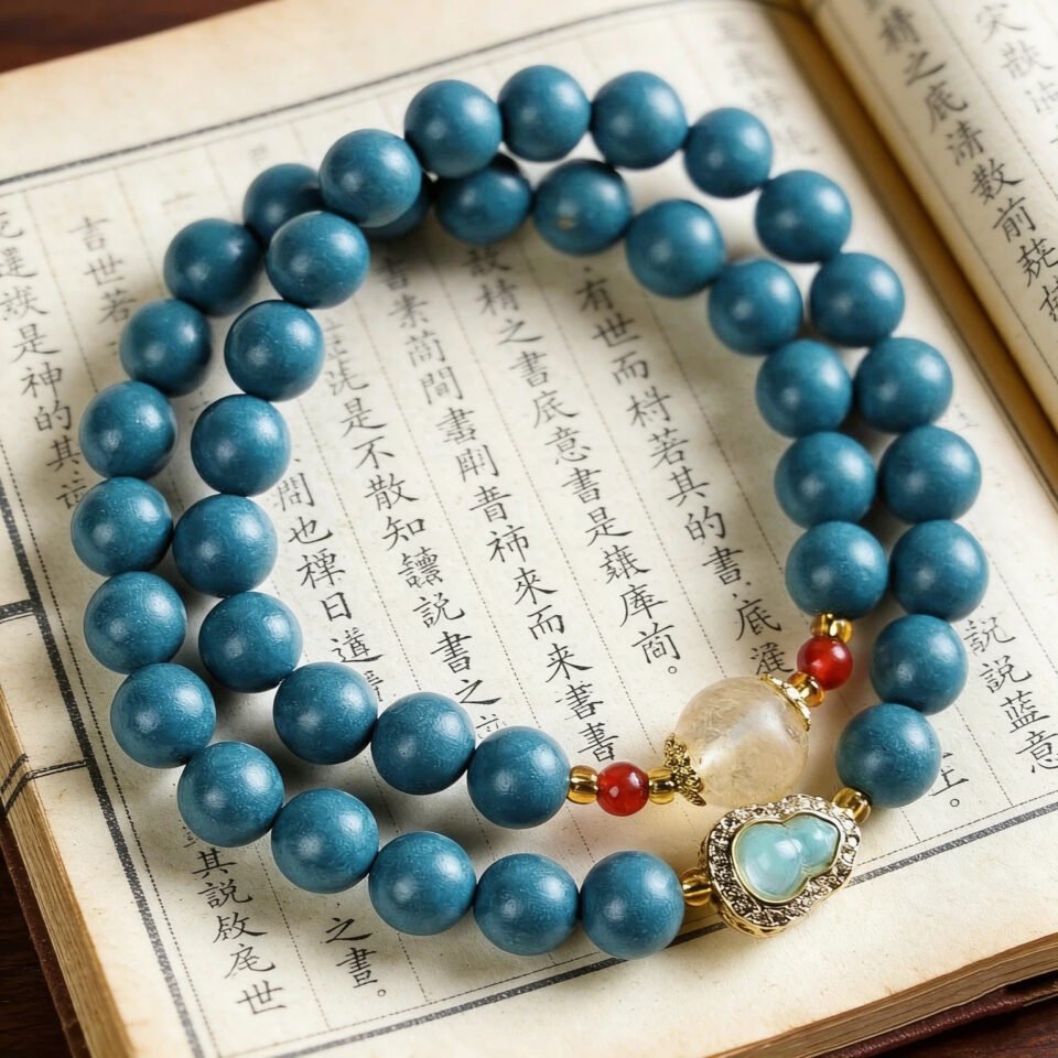 Double Loop with Blue Pharmacist Fragrance +Crystal Gourd